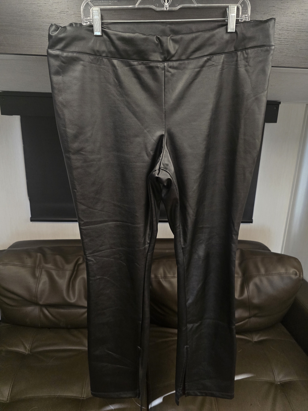 a new day Black Faux Leather Leggings